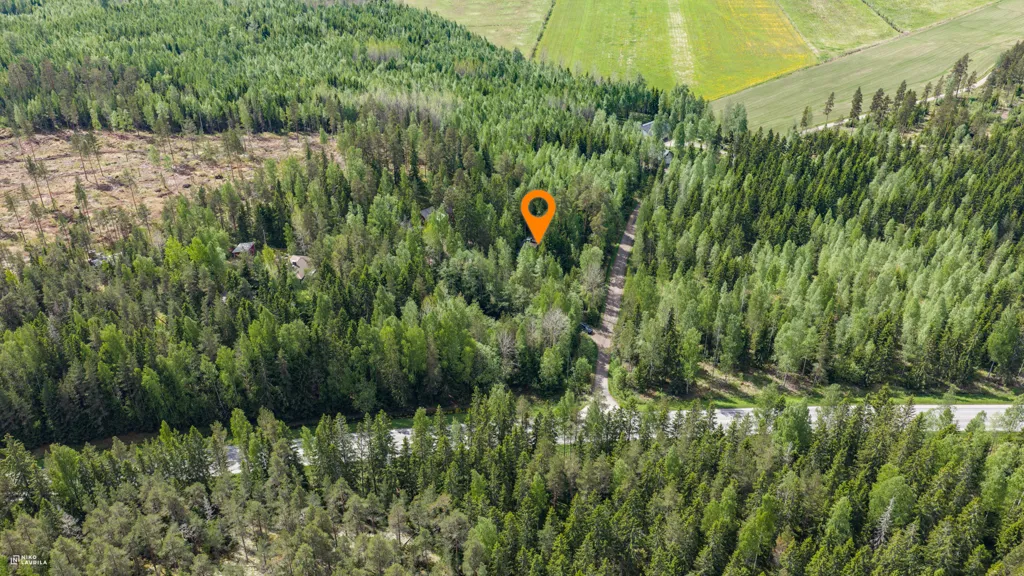 Vista aerea - Plot with Well for Self-Sufficiency near Porvoo