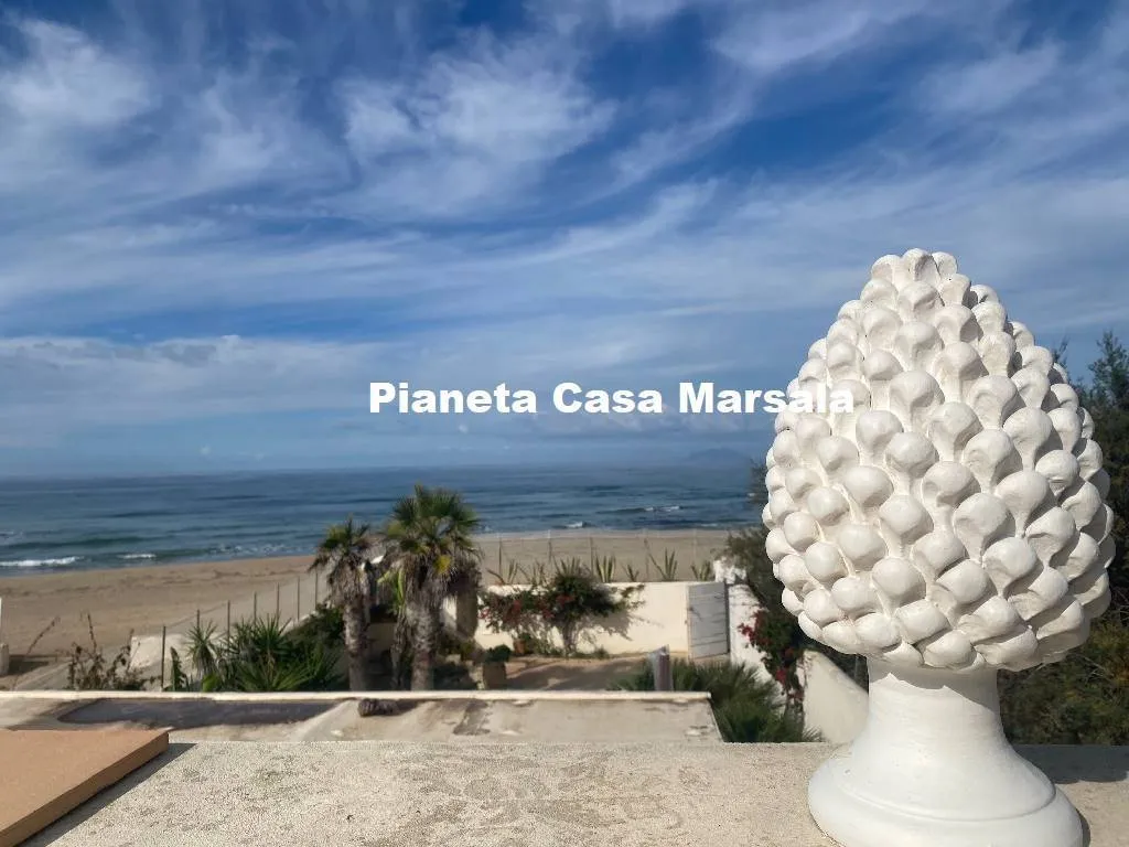 Terrasse - Semi-detached Villa with Sea View in Marsala