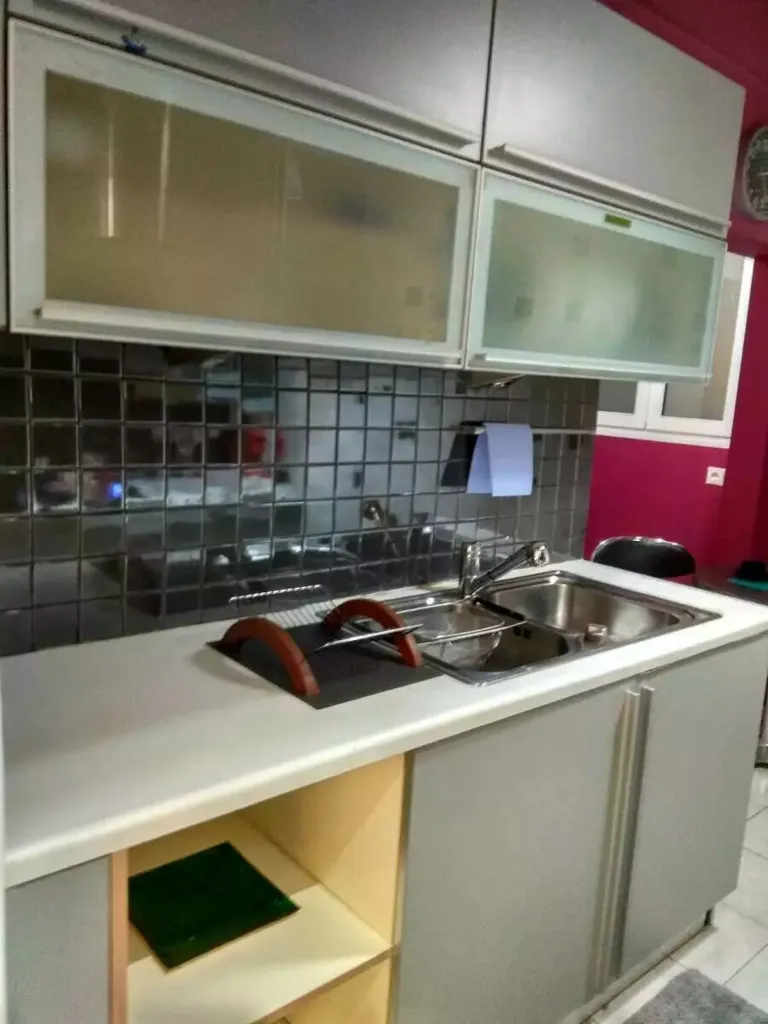 Kitchen - Renovated Flat with Balcony in Exarchia, Athens