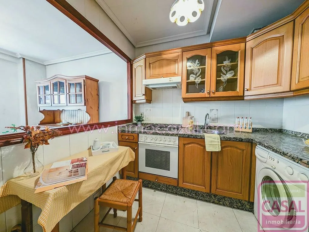 Köök - 1-Bed Flat with South-Facing Terrace in Mieres
