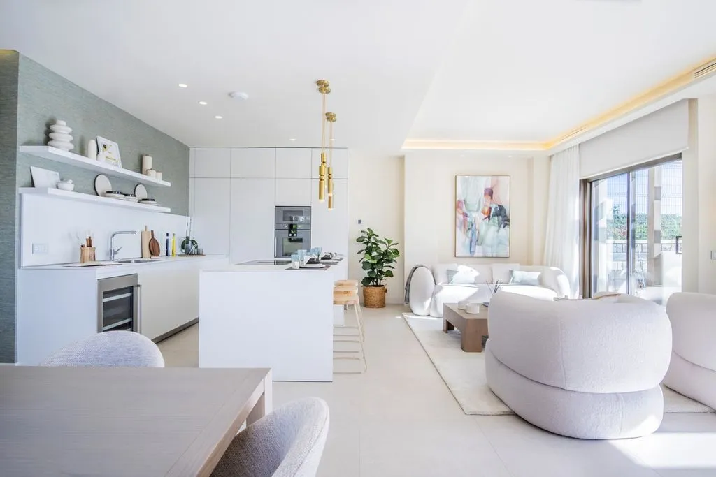 Köök - Beachfront Villa with Pool in Estepona