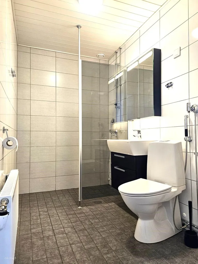 Bathrooms - Fully Renovated Flat with City Centre Proximity in Rauma