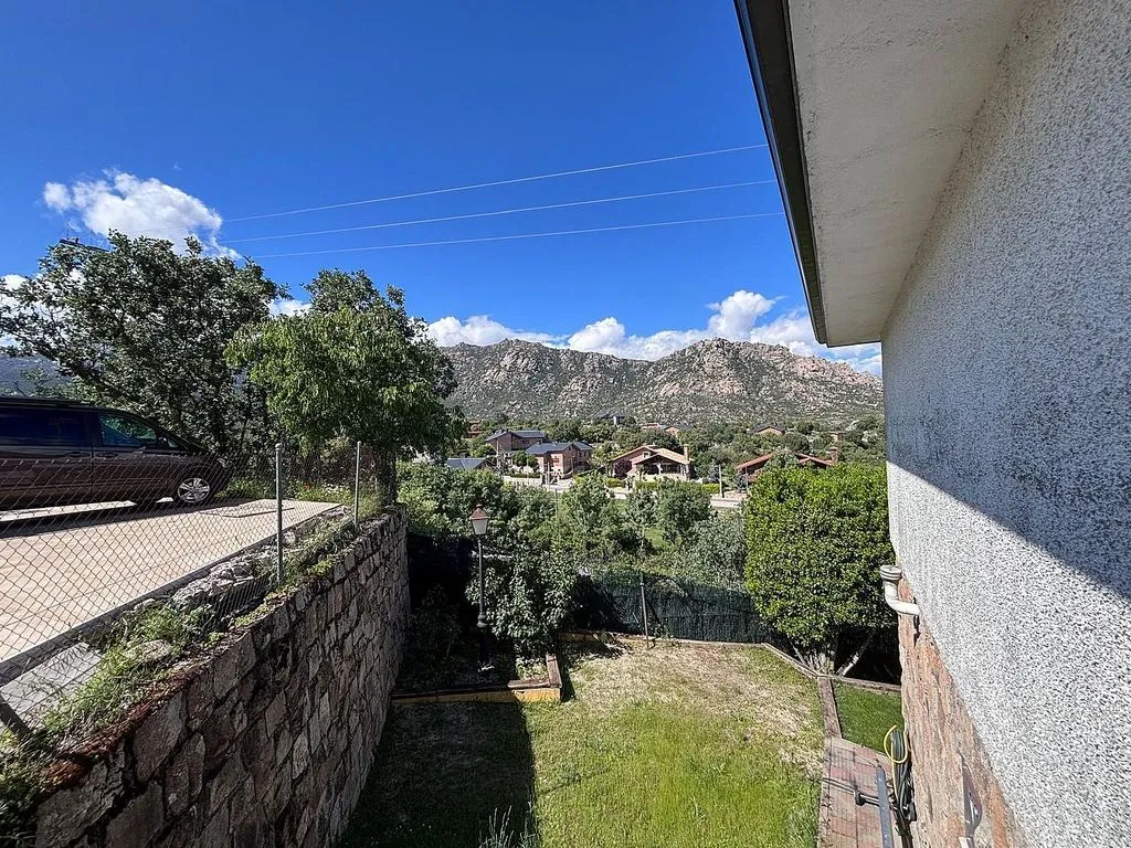 Garden - Chalet with Pool and Terrace in El Boalo