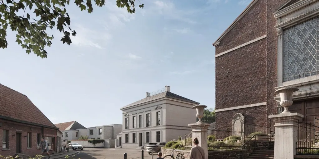 Extérieur - Herenhuis avec Possibilités Pratiques au Centre d'Erpe-Mere
