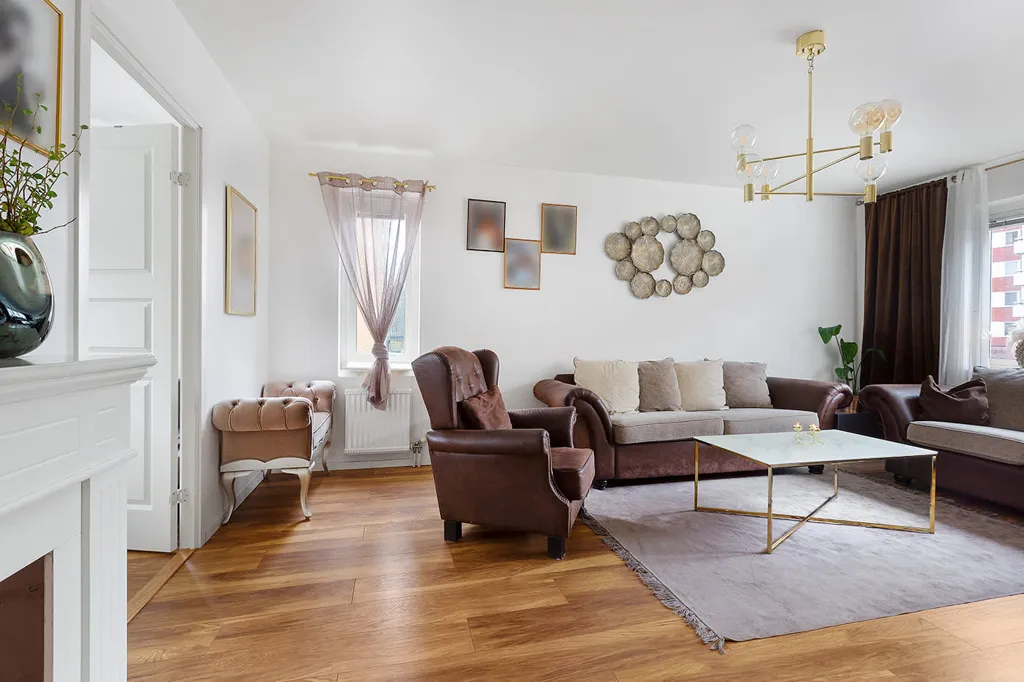 Séjour - Apartment with Balcony in Stockholm