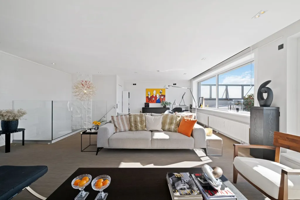 Soggiorno - Penthouse with Sea View in Ostend