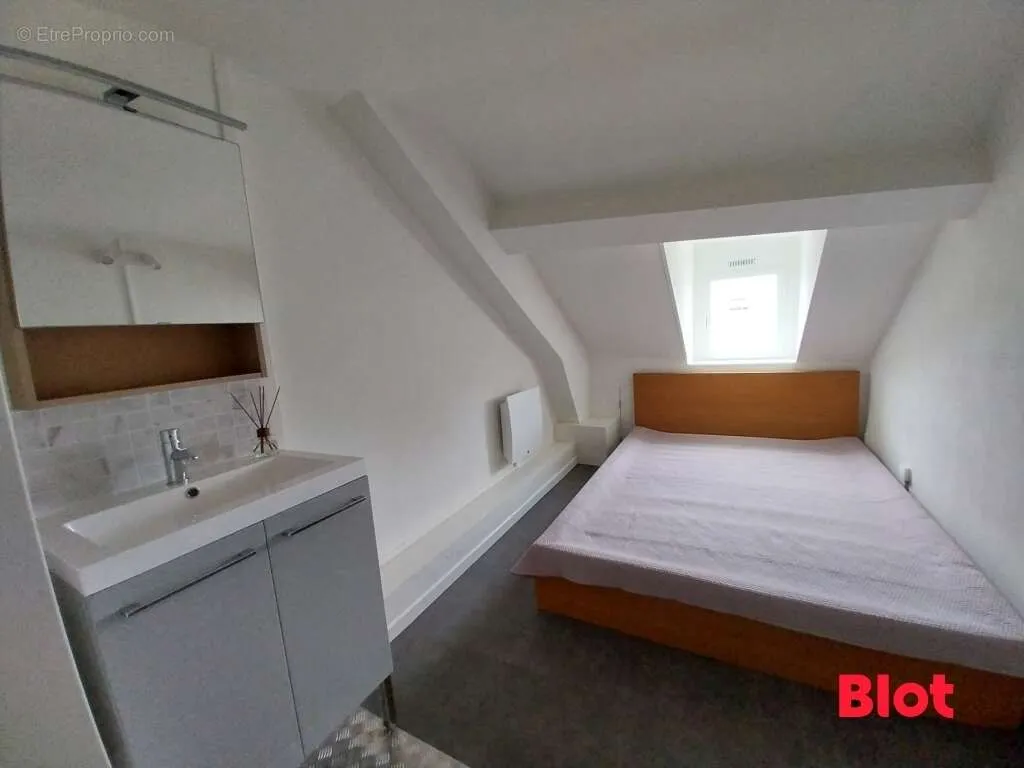 Camere da letto - Renovated 1-Bed Flat with South View in Rennes
