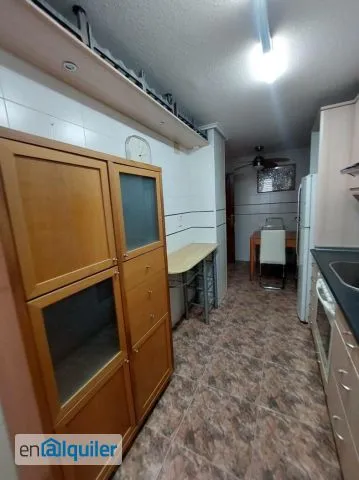 Köök - Air-Conditioned Flat with Terrace in Parque Roma