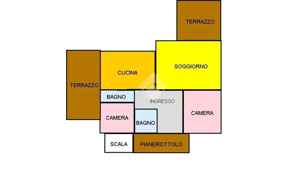 Plaan - Trilocale with Sea View in Belvedere Marittimo