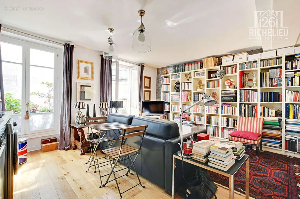 Séjour - Appartement avec Terrasse dans le 4ème Arrondissement de Paris