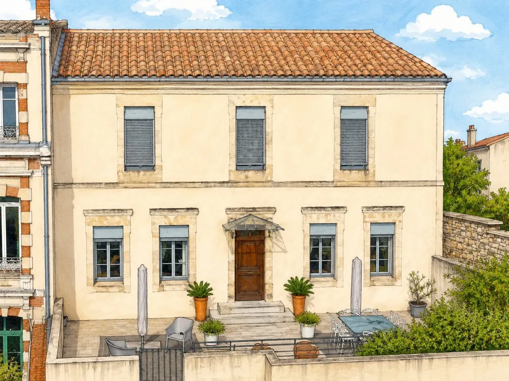 Maison de Maître avec Piscine dans l'Hypercentre de Nîmes