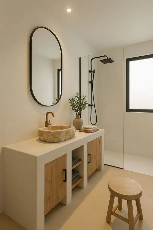Bathrooms - Ibiza-Style Villa with Pool in Pedreguer