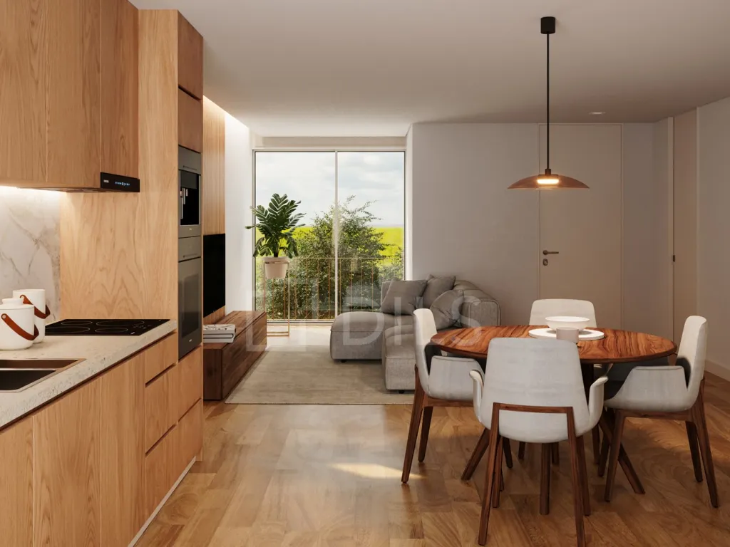 Cuisine - T2 Apartment with Balcony in Porto
