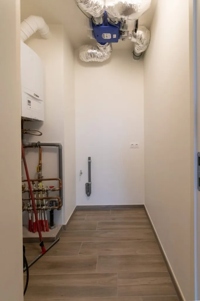 Pesuköök - Service Flat with Heuvelland View in Westouter
