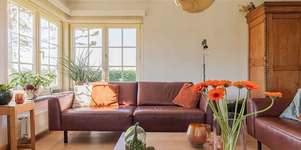 Séjour - Villa avec Jardin et Vue sur les Prairies à Breendonk