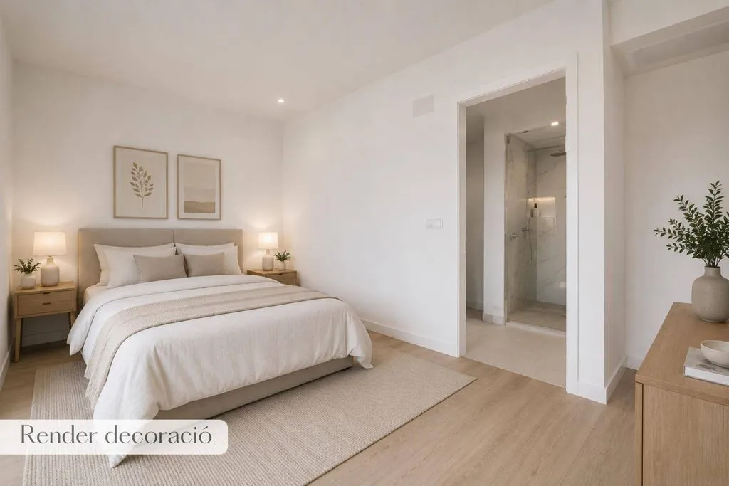 Chambres - Semi-detached House with Pool in Vilafortuny