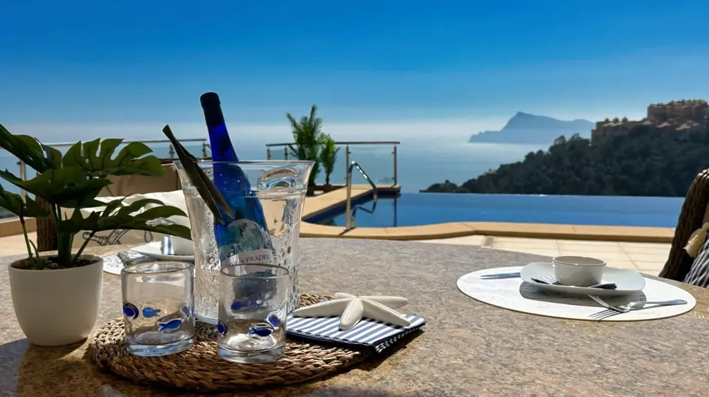 Terrasse - Villa with Sea Views in Altea