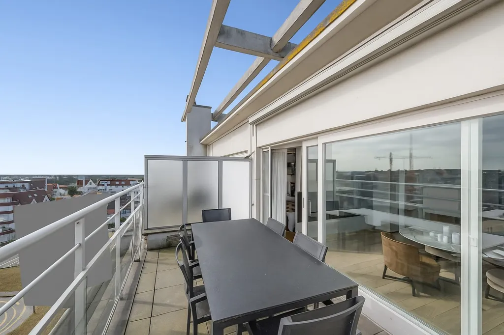 Balkon - Apartment with Sea View in Duinbergen