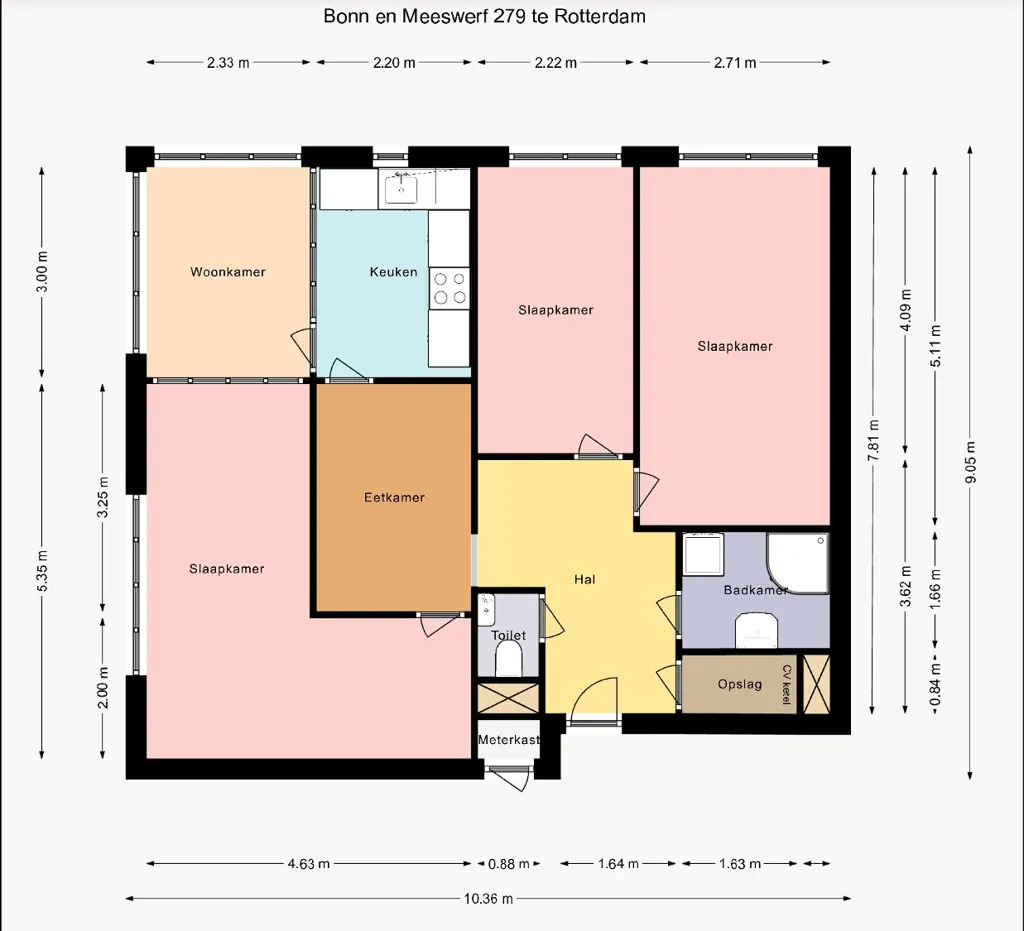 Appartement 4 pièces à Rotterdam