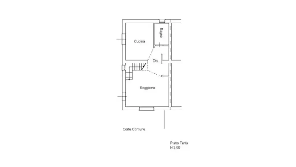 Plaan - Rustic Villa with Garden in Ferrara