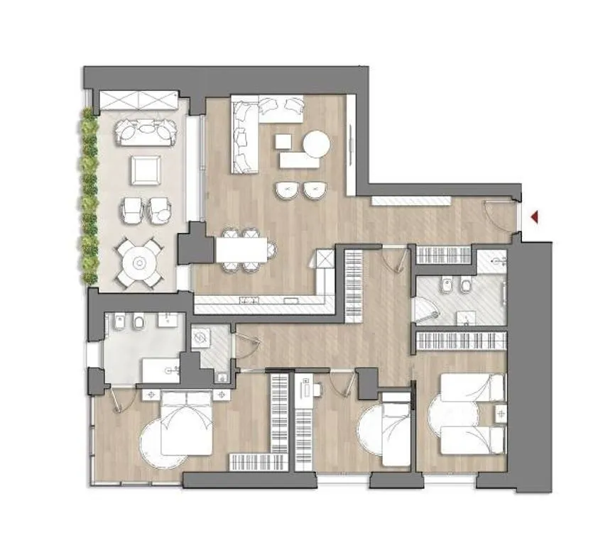 Plaan - Luxury Flat with Spacious Loggia in Milan