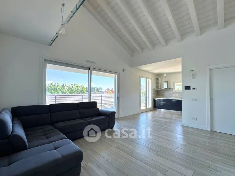 Séjour - Duplex Attico with Panoramic Terrace in Stezzano