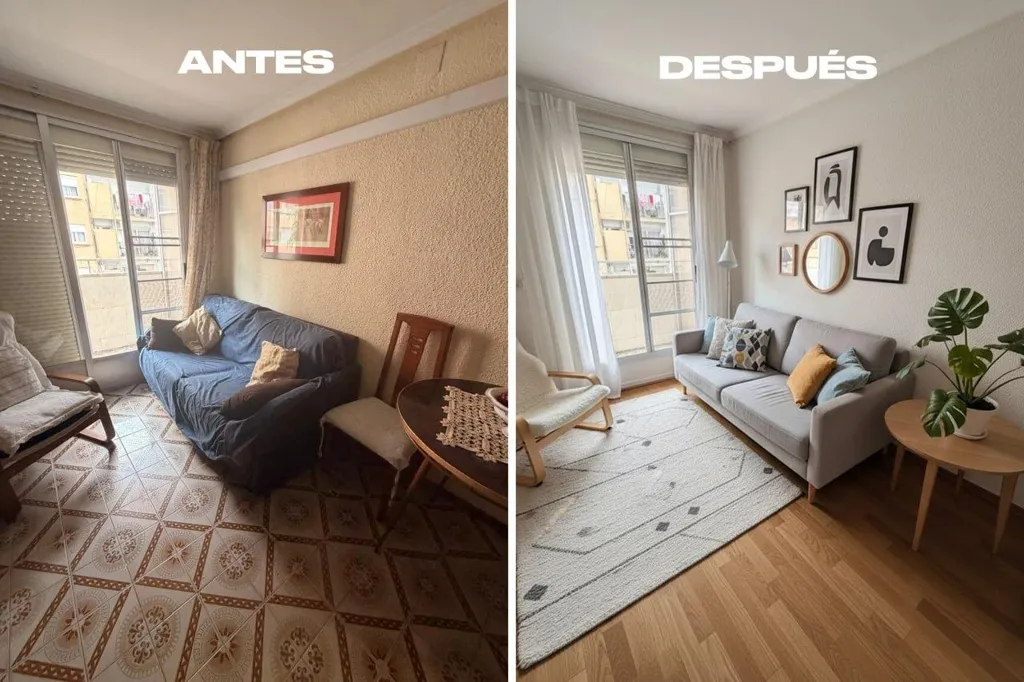 Séjour - Bright Apartment with Balcony in Benicalap, Valencia