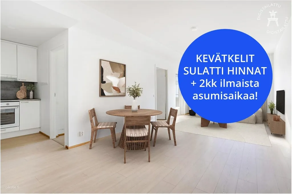 Salle à manger - Modern Flat with Glazed Balcony in Herttoniemi
