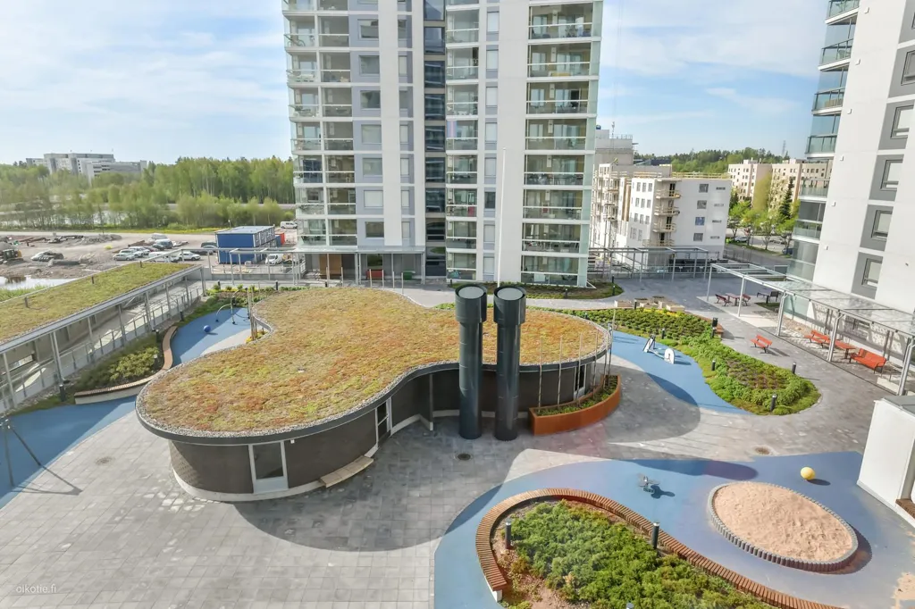 Õhuvaade - Modern Studio with Balcony in Vermonniitty, Espoo