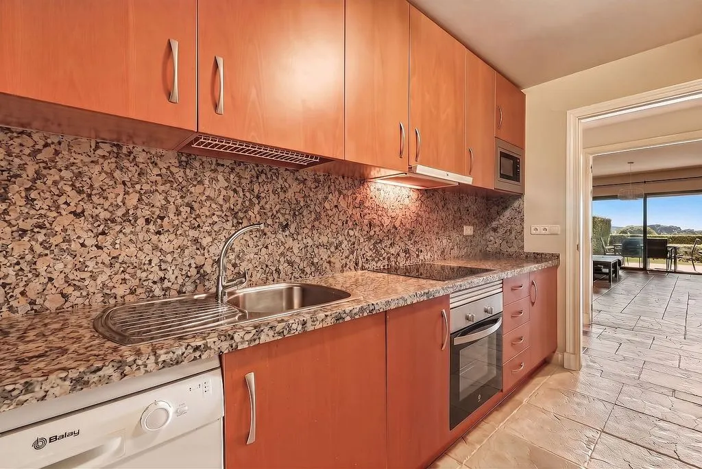 Köök - Ground Floor Apartment with Pool in Benatalaya