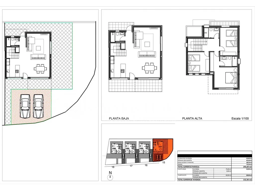 Plan - Detached Villa with Pool in Montgo, Denia