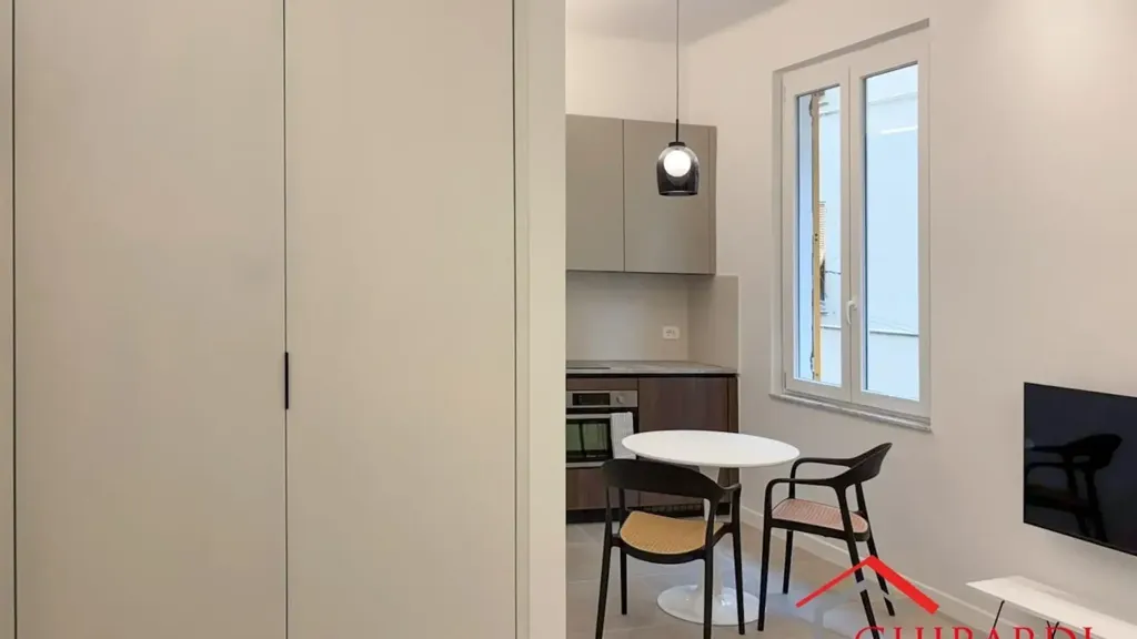 Köök - Modern Studio with Sea View in Genoa