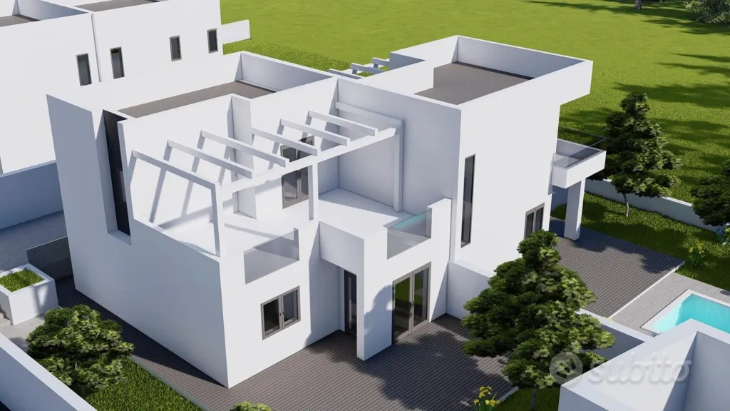 New Bifamiliar Villas with Private Pool in Palermo