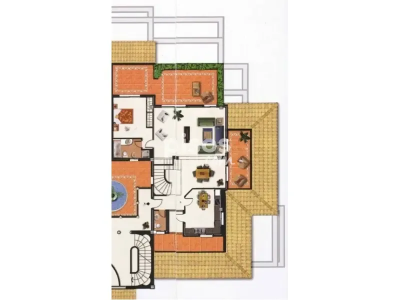 Plan - Duplex with Sea View and Pool in Sotogrande