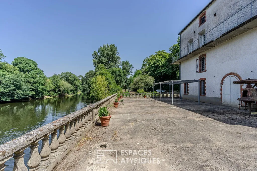 Giardino - Historic Millhouse with River View in Le Pallet