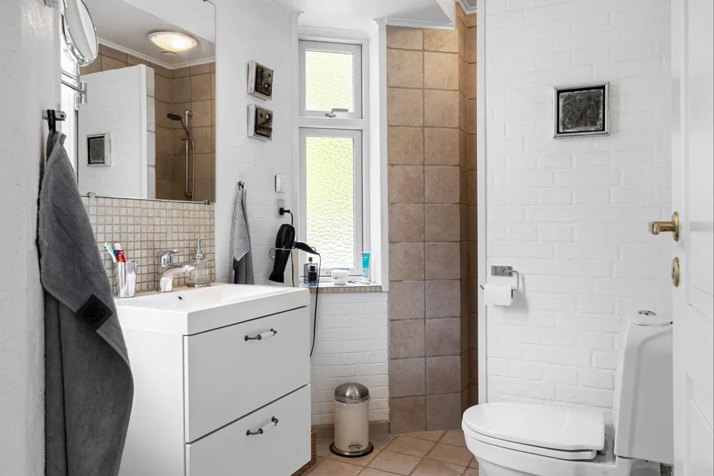Salles de bain - Iconic Villa with Forest View in Bangsbostrand