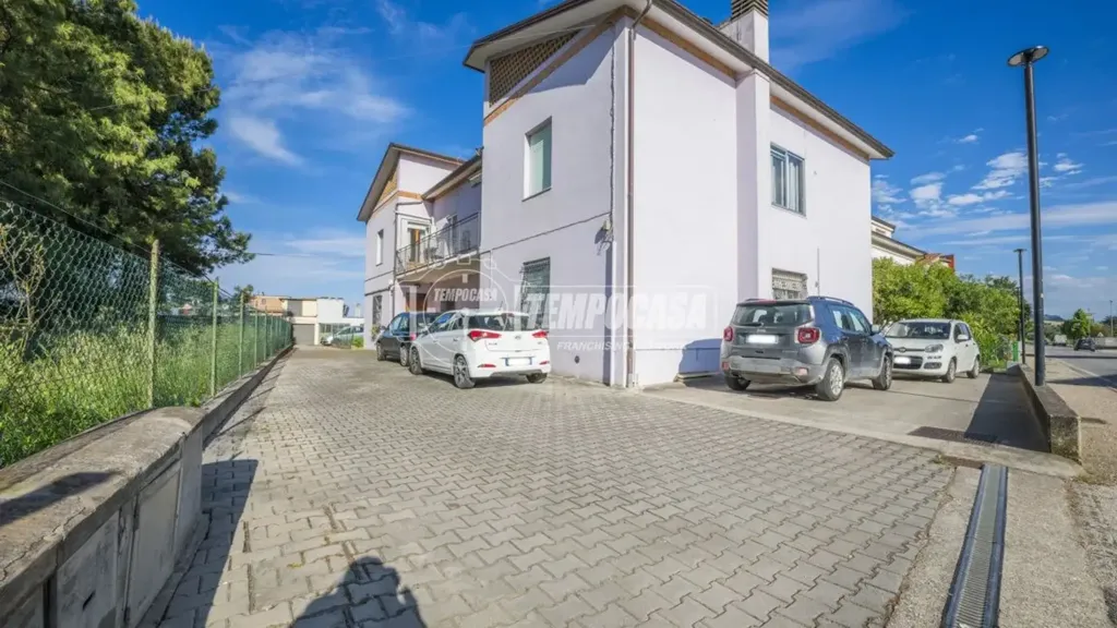 Exterior - Apartment with Balcony and Private Garden in Montecosaro