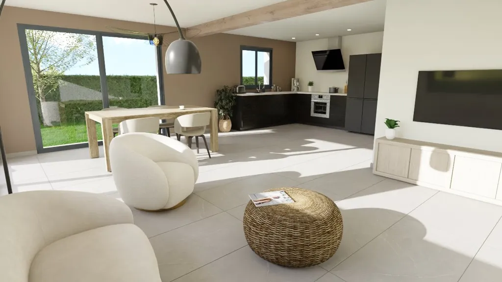 Maison sur Mesure avec Grande Pièce de Vie à Construire