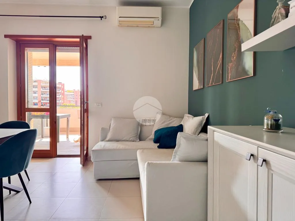 Soggiorno - Modern 2-Bedroom in Talenti, Rome