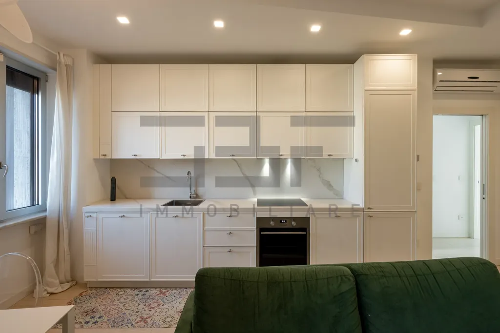Cuisine - Two-Bedroom Apartment with Panoramic View in Milan