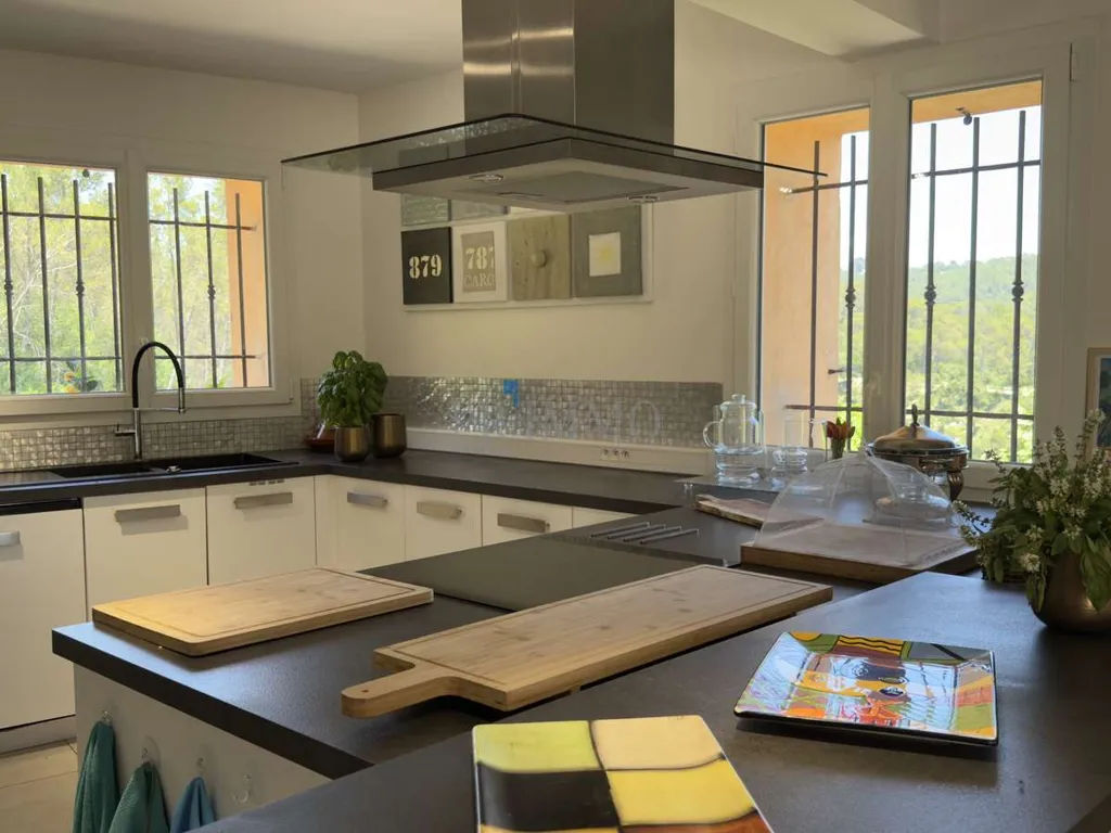 Cuisine - Villa avec Piscine et Terrasse à Lorgues