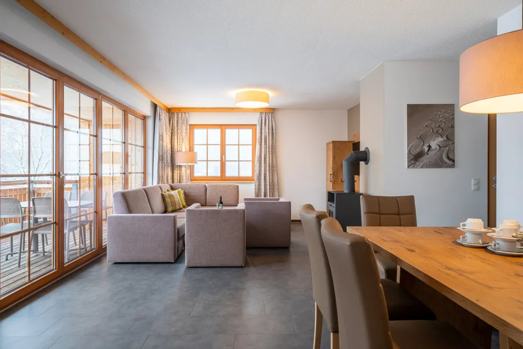 Salle à manger - 6-Personne Apartment with Ski Access in Bürserberg