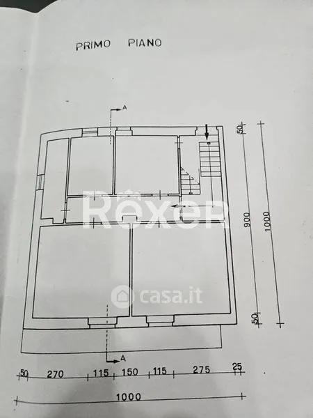 Plan - Two Apartments with Balcony in Pomarico