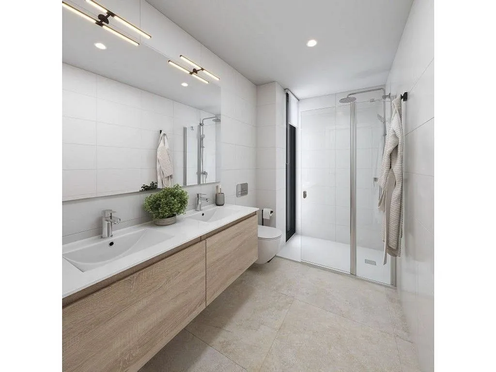 Bathrooms - New Build Villa with Pool in Roda Golf, Murcia