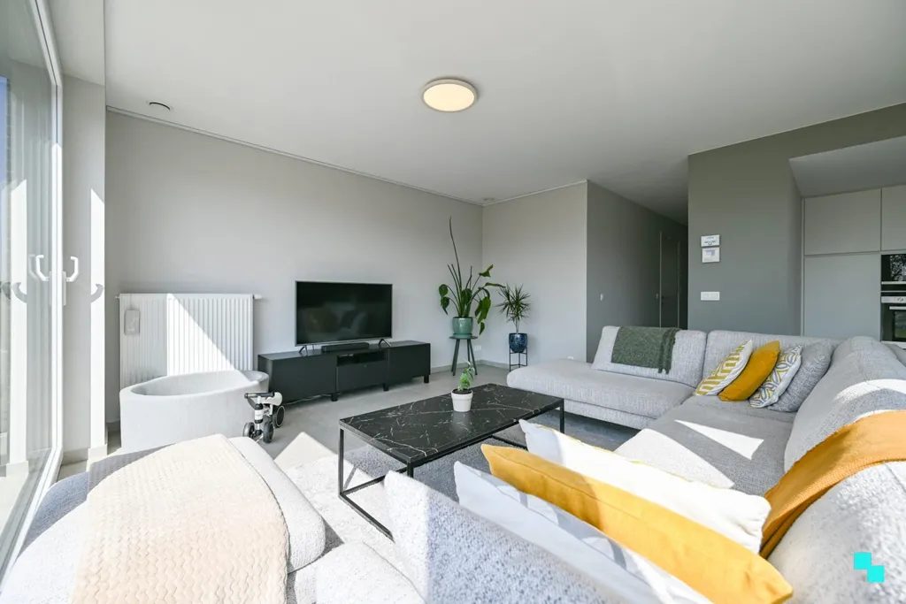 Séjour - Appartement Énergétique avec Terrasse à Sint-Eloois-Winkel