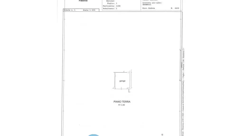 Plan - Quadrifamiliare Villa with Terraces in Noventa Padovana
