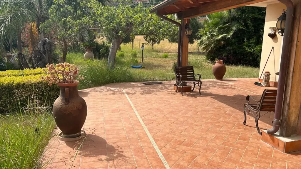 Terrasse - Villa with Sea View in Terracina