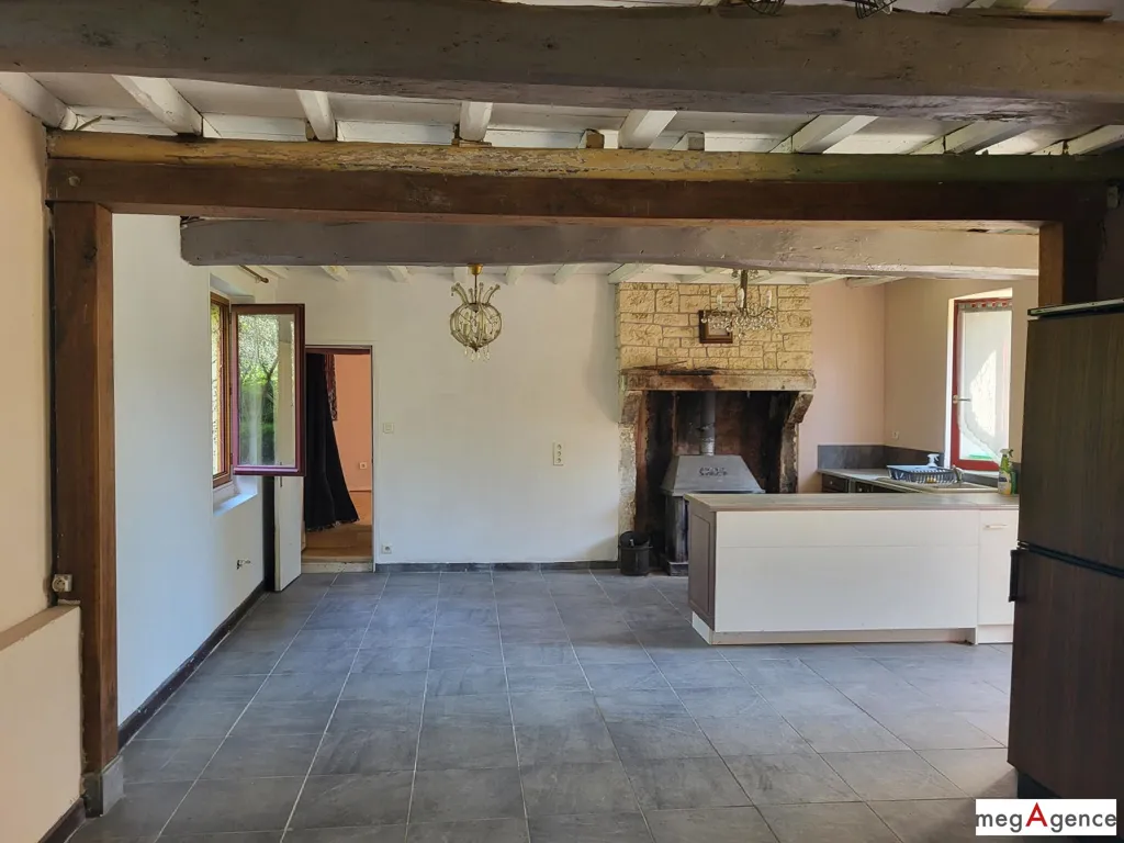 Kitchen - Charming Maison with Garden in Saint-Germain-des-Fossés