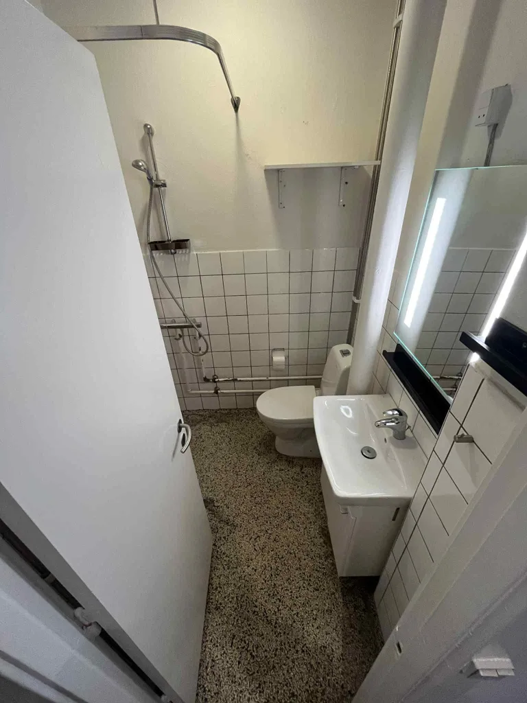 Salles de bain - 1-Bedroom Flat with Natural Light in Doktorvænget
