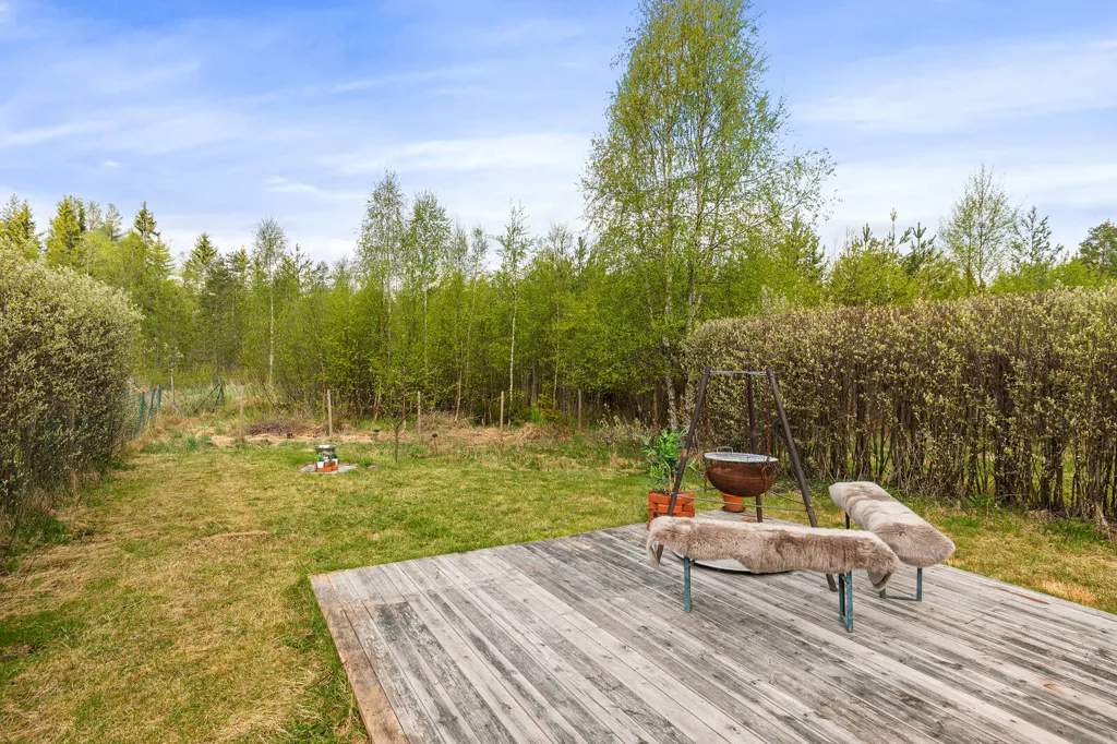 Giardino - Casa di 3 locali a Nannestad